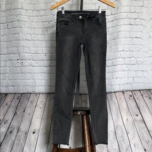 Articles Of Society Washed Charcoal Skinny Jeans size 25